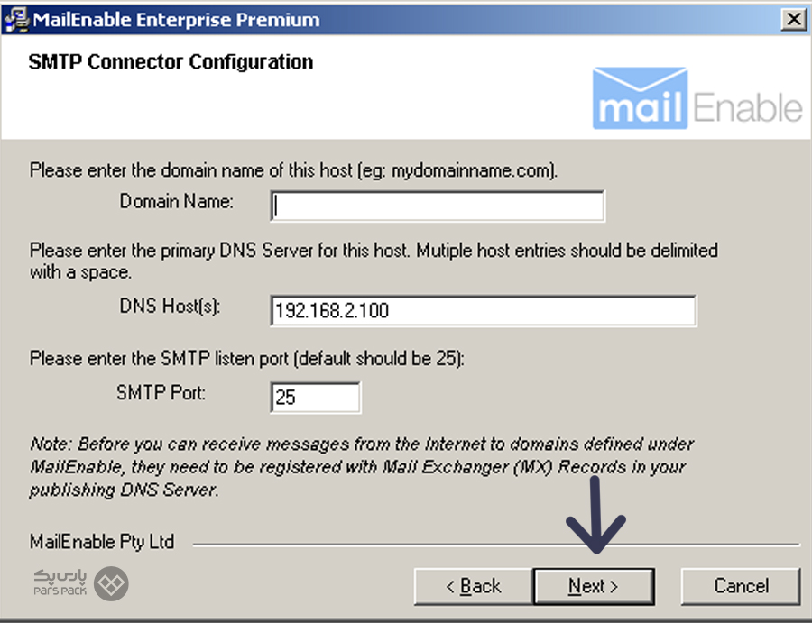 پیکربندی سرور SMTP روی ویندوز سرور