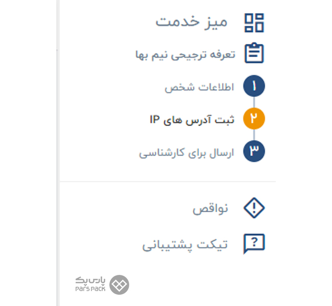 ثبت آدرس IP در سازمان فناوری اطلاعات ایران 